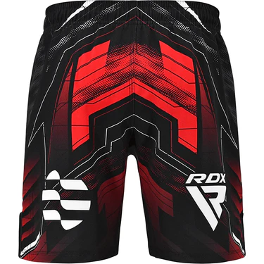 RDX Fight Shorts IMMAF, Schwarz-Rot