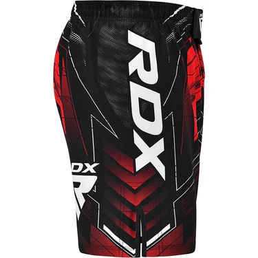 RDX Fight Shorts IMMAF, Schwarz-Rot