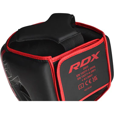 RDX Kopfschutz F6 Kara, Schwarz-Rot
