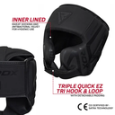 RDX Kopfschutz T15, Schwarz
