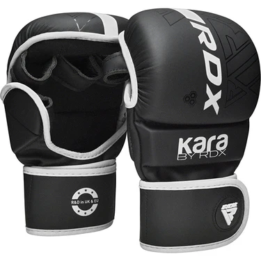 RDX MMA Handschuhe Sparring F6 Kara, Schwarz-Weiß