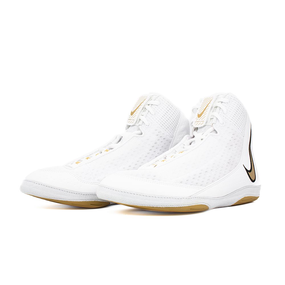 Nike Ringerschuhe Inflict 4, Weiß-Gold 4