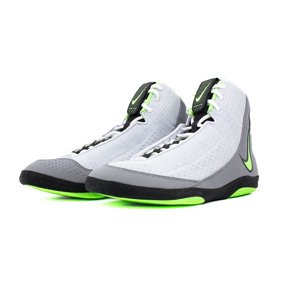 Nike Ringerschuhe Inflict 4, Weiß-Grau-Grün 3
