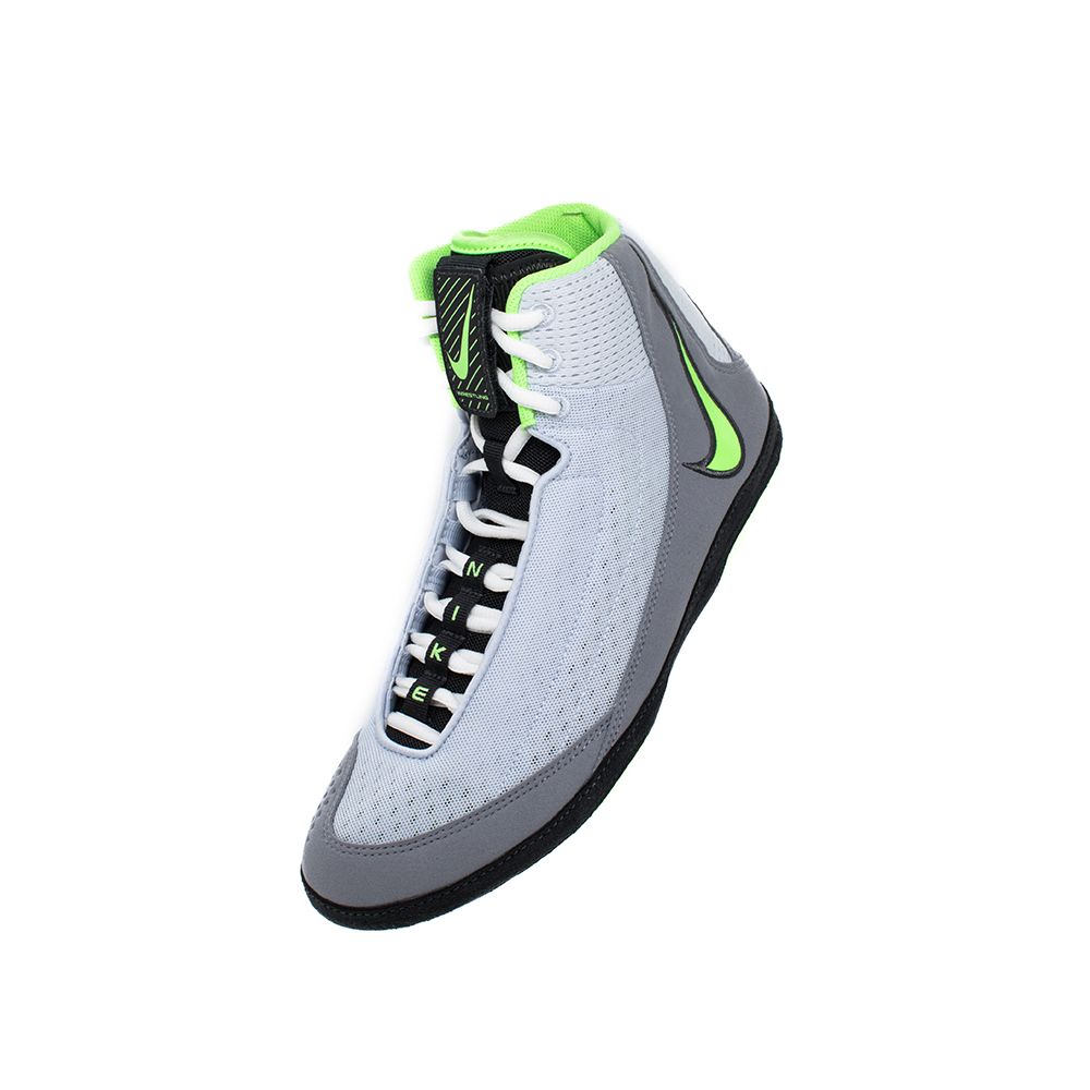 Nike Ringerschuhe Inflict 4, Weiß-Grau-Grün 8