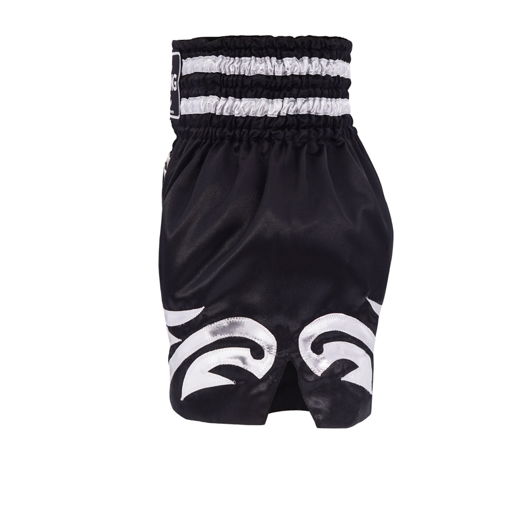 Top King Muay Thai Shorts TKTBS-094, Schwarz