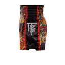 Top King Muay Thai Shorts TKTBS-205-WH, Weiß-Mehrfarbig