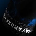 Hayabusa UFC Compression Pants, Schwarz-Blau 4