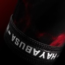 Hayabusa UFC Compression Pants, Schwarz-Rot 4
