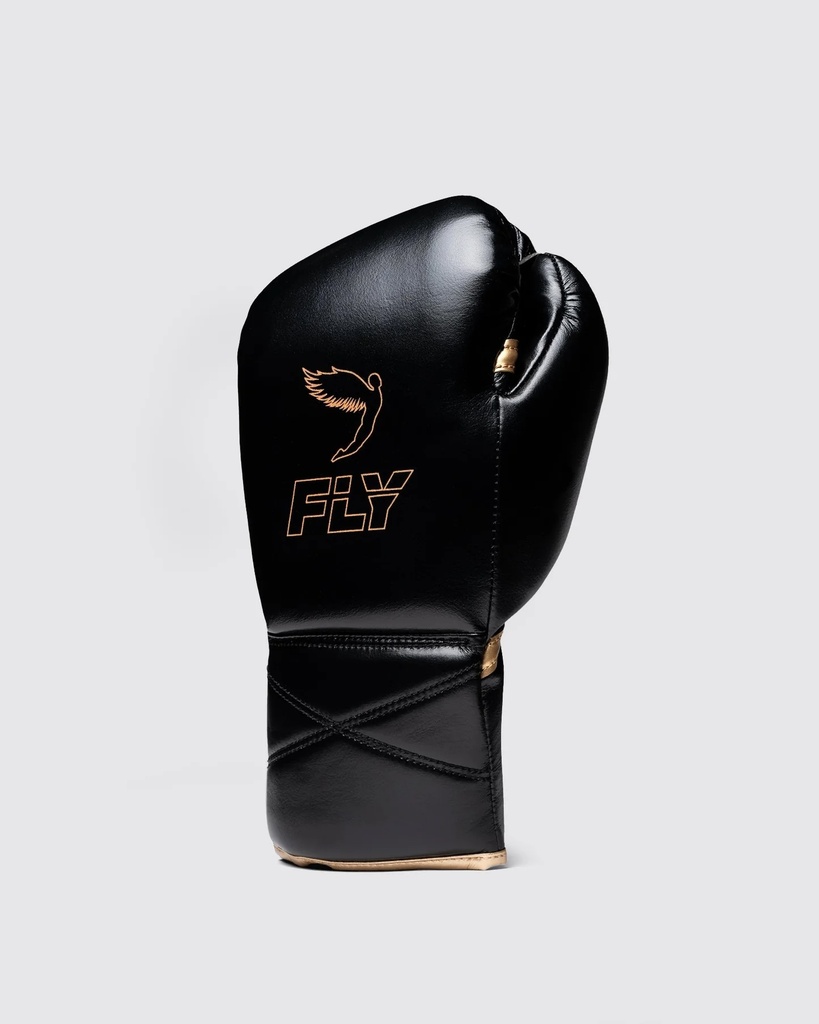 Fly Boxhandschuhe Superlace Pro X 2, Schwarz-Gold 2