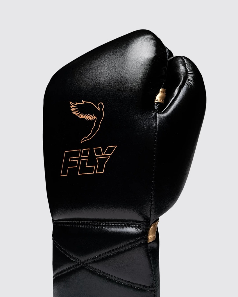 Fly Boxhandschuhe Superlace Pro X 2, Schwarz-Gold 4
