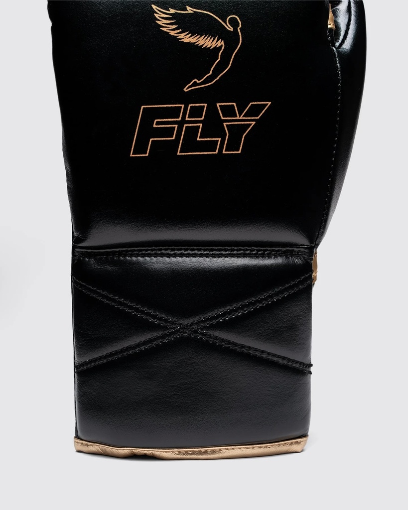 Fly Boxhandschuhe Superlace Pro X 2, Schwarz-Gold 6