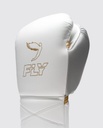 Fly Boxhandschuhe Superlace Pro X 2, Weiß-Grau-Gold 4