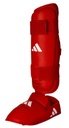 adidas Schienbeinschoner Karate WKF, Rot