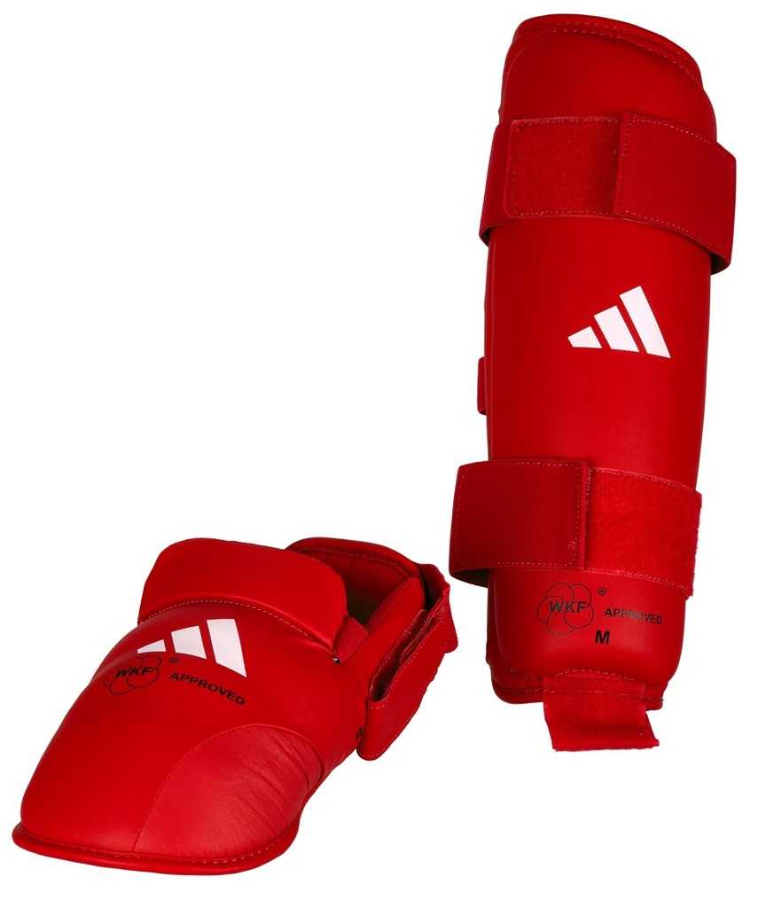 adidas Schienbeinschoner Karate WKF, Rot