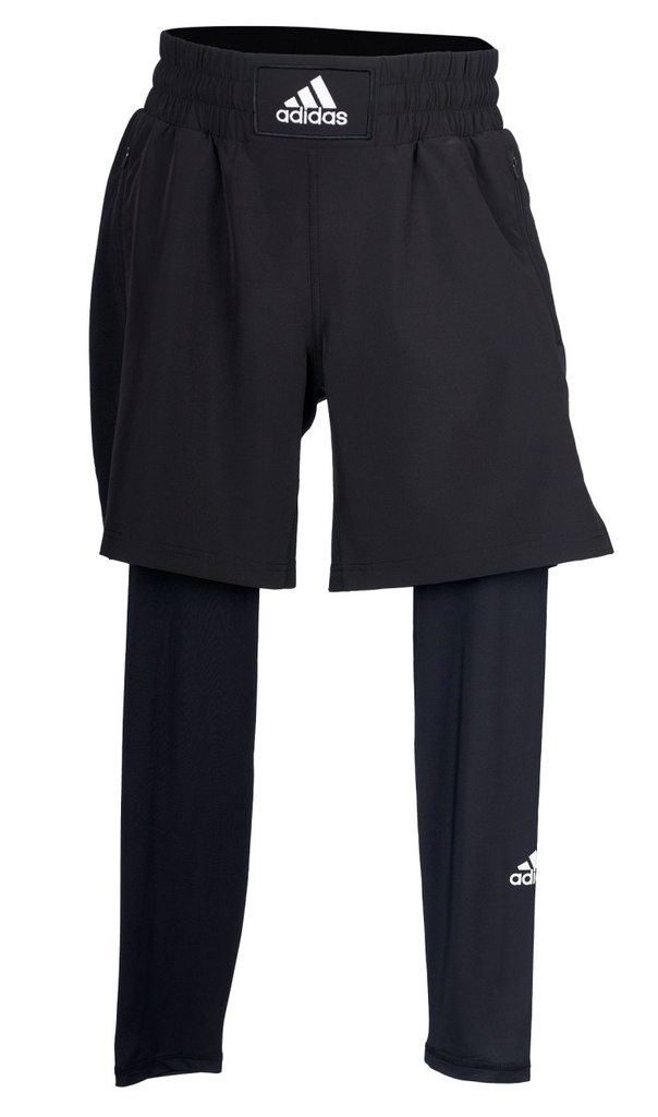 adidas Training Boxhose Wear Tech mit Compression Pants, Schwarz