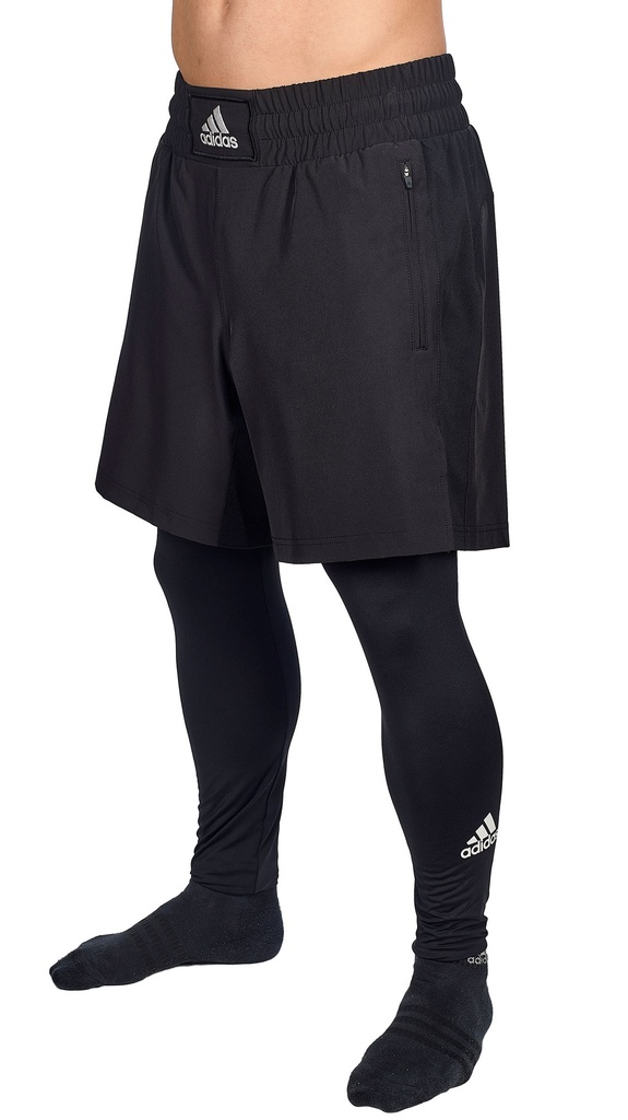 adidas Training Boxhose Wear Tech mit Compression Pants, Schwarz
