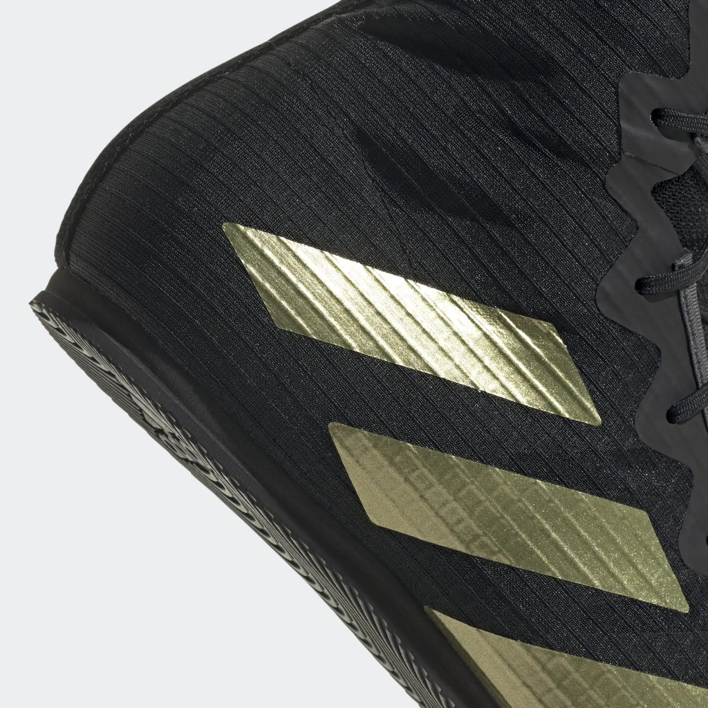 adidas Boxschuhe Box Hog 4, Schwarz-Gold