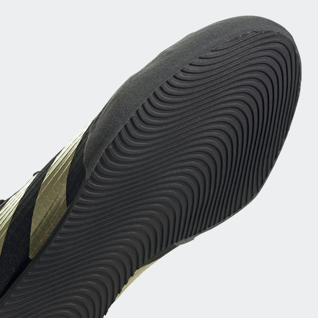 adidas Boxschuhe Box Hog 4, Schwarz-Gold