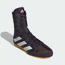 adidas Boxschuhe Box Hog 4, Schwarz-Weiß-Gelb