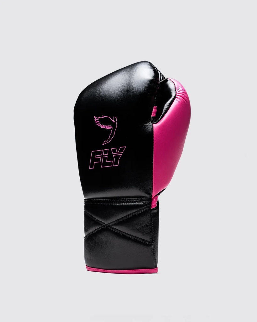 Fly Boxhandschuhe Superlace Pro X 2, Schwarz-Pink 2