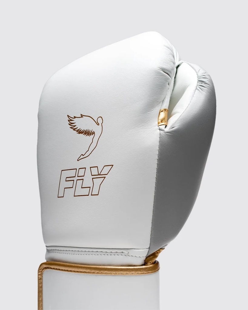 Fly Boxhandschuhe Superloop Pro X 2, Weiß-Grau-Gold 4