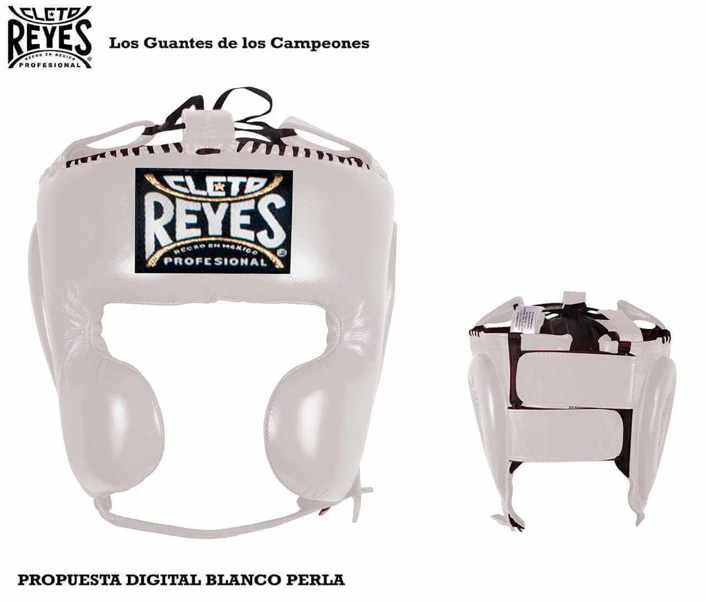 Cleto Reyes Kopfschutz mit Jochbeinschutz, Weiß