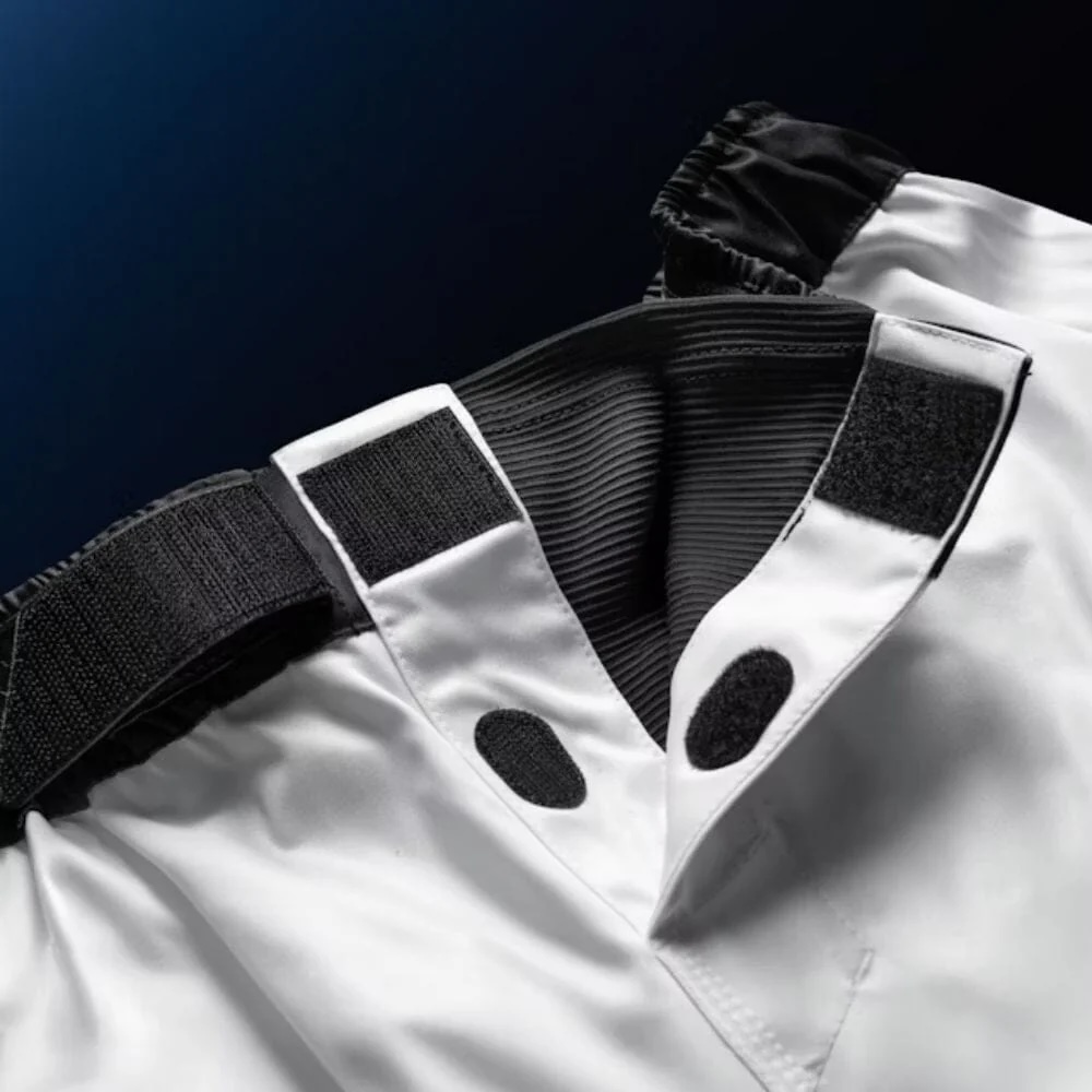Hayabusa Fight Shorts Apex Long, Weiß 7