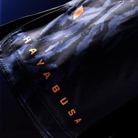 Hayabusa Fight Shorts Apex Mid, Blau 4