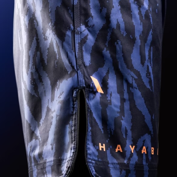 Hayabusa Fight Shorts Apex Mid, Blau 5