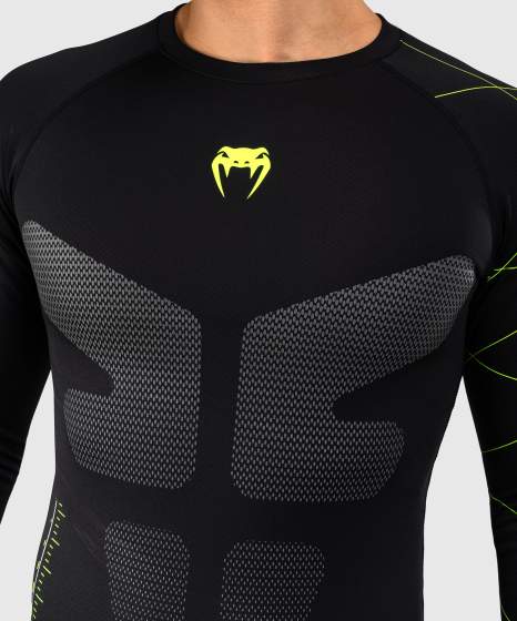 Venum Rash Guard Training Camp 4.0, Schwarz-Gün 2