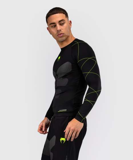 Venum Rash Guard Training Camp 4.0, Schwarz-Gün 6