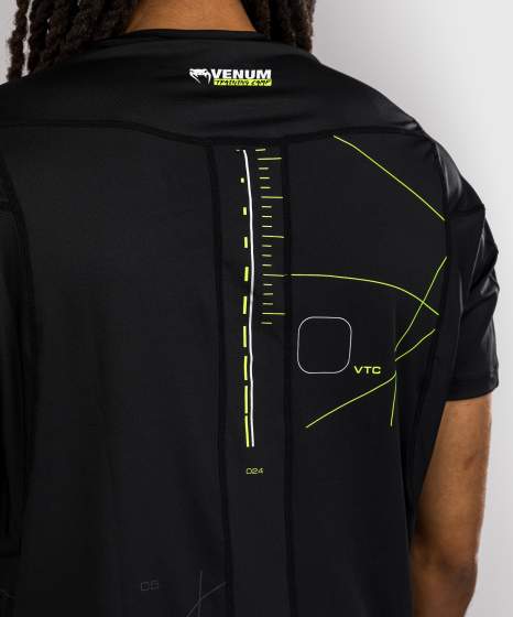Venum T-Shirt Training Camp 4.0 Dry-Tech, Schwarz-Grün 6