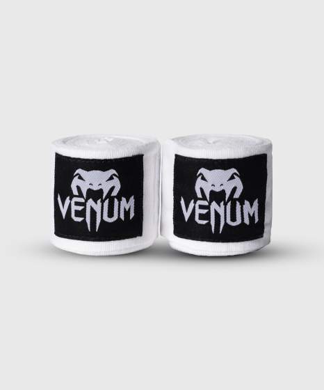 Venum Boxbandagen 2,5m Halbelastisch, Weiß