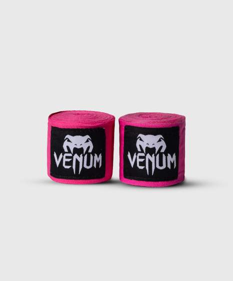 Venum Boxbandagen 4,5m Halbelastisch, Neonpink