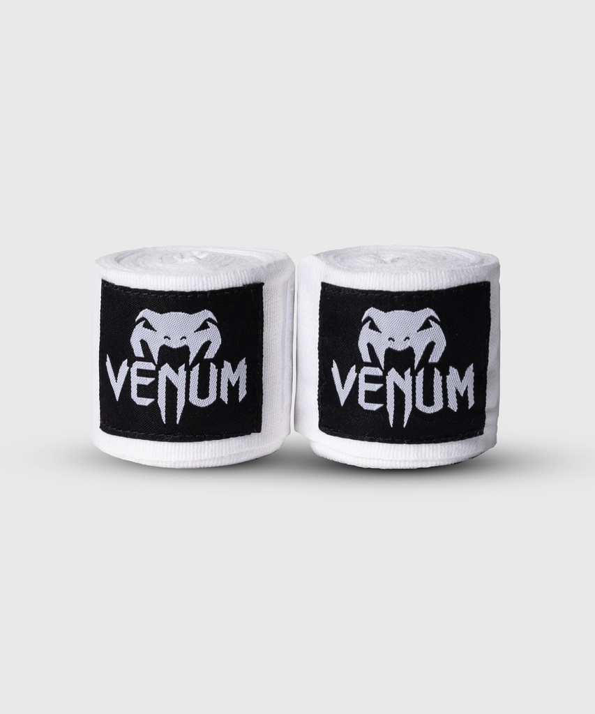 Venum Boxbandagen 4,5m Halbelastisch, Weiß