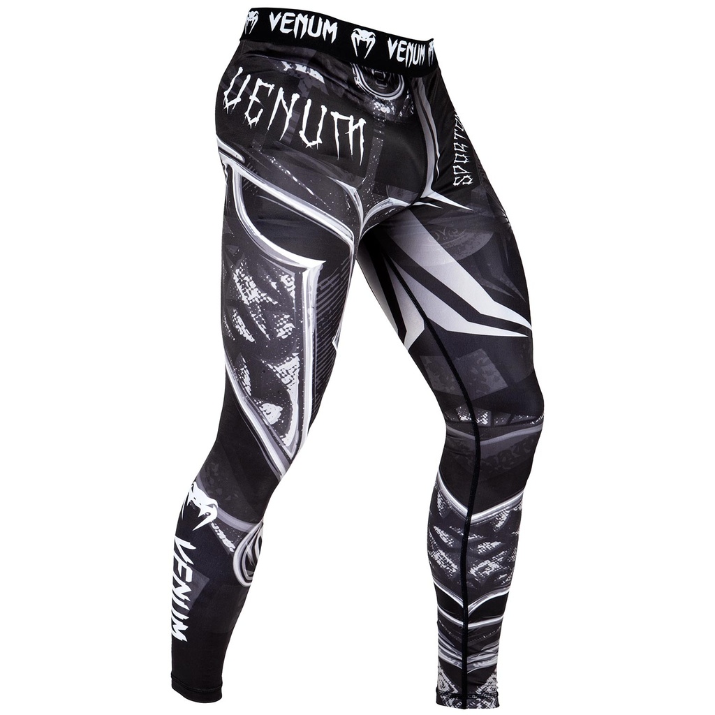 Venum Compression Pants Gladiator 3.0, Schwarz-Weiß