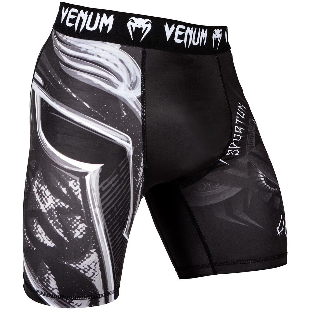 Venum Compression Shorts Gladiator 3.0, Schwarz-Weiß
