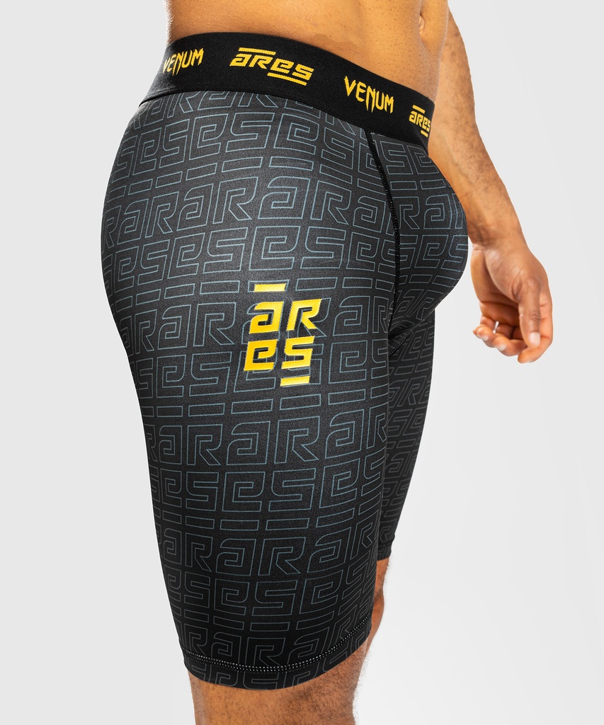 Venum Compression Shorts x Ares, Schwarz-Gold
