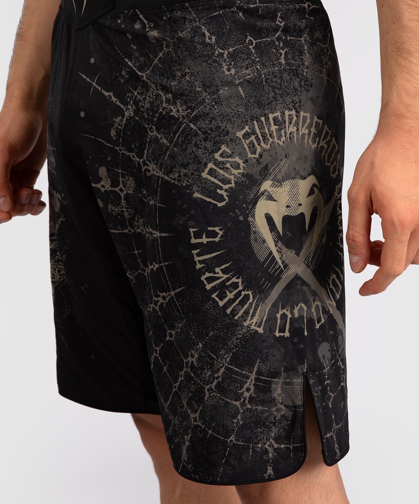 Venum Fight Shorts Santa Muarte 5.0, Schwarz-Gold