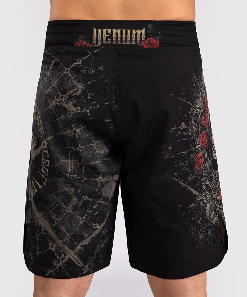 Venum Fight Shorts Santa Muarte 5.0, Schwarz-Gold