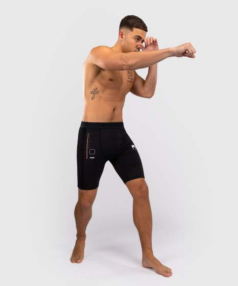 Venum Compression Shorts Tactical XT, Schwarz-Rot 6