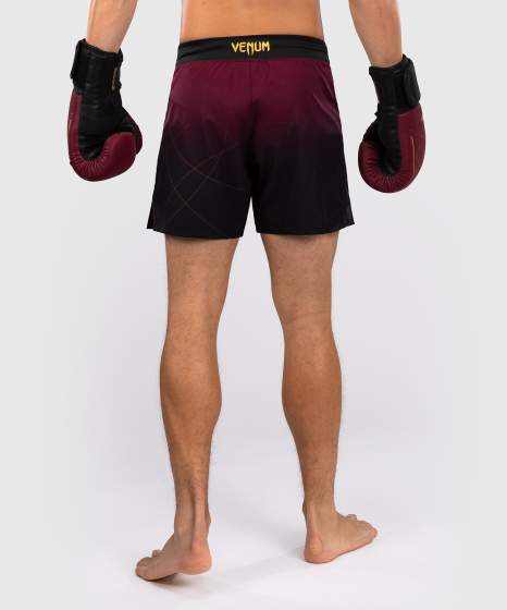 Venum Fight Shorts Tactical XT, Schwarz-Burgundrot-Gold 3