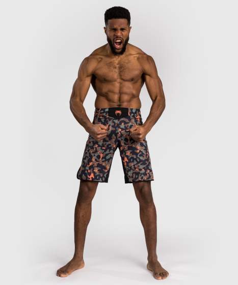 Venum Fight Shorts Jungle OPS, Orange-Canyon-Camo 6