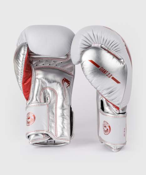Venum Boxhandschuhe Giant 3.0 SE, Silber-Rot 5