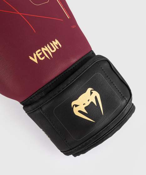 Venum Boxhandschuhe Tactical XT, Burgunderrot-Schwarz 3