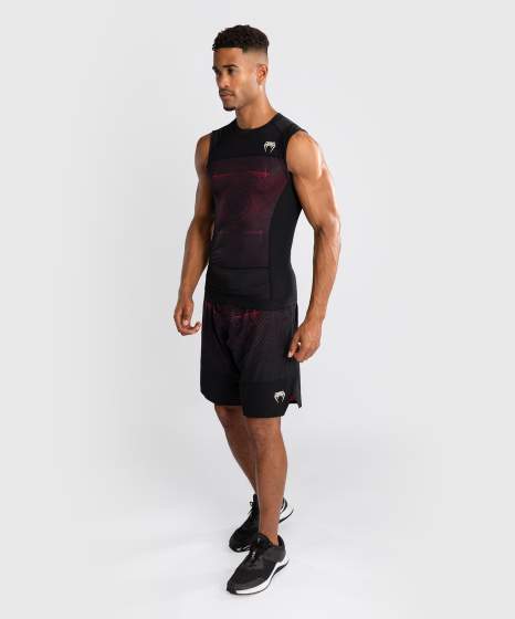 Venum Rash Guard G-Fit Air Ärmellos, Schwarz-Rot 6