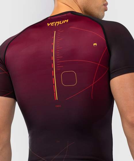 Venum Rash Guard Tactical XT, Schwarz-Burgundrot-Gold 7
