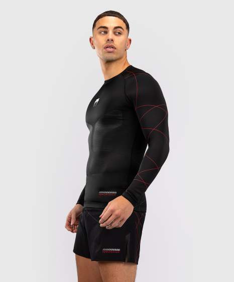 Venum Rash Guard Tactical XT, Schwarz-Rot 2