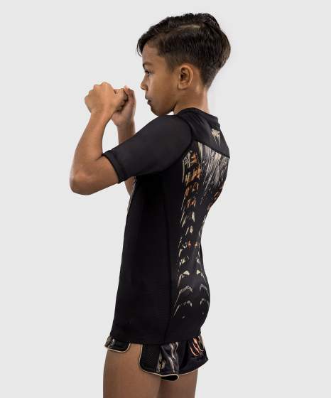 Venum Rash Guard Tiger Kids, Schwarz-Orange 3