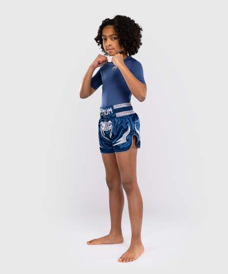 Venum Muay Thai Shorts Inferno Kids, Blau 3